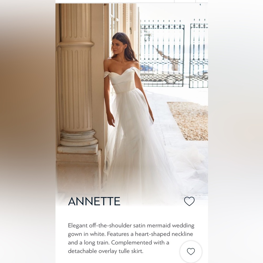 NEW Milla Nova Annette Tulle Overskirt